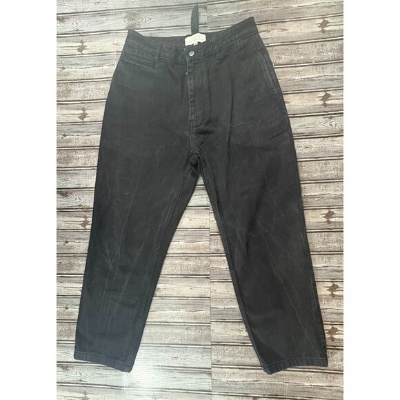 Studio Nicholson Bill SNM selvedge denim Pant color black size M - Picture 1 of 6
